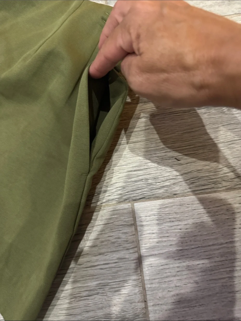 kate spade Saturday Olive Green High-Waist Tailored Shorts